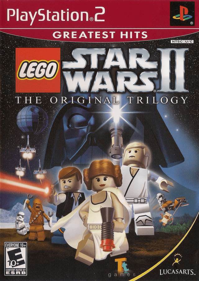 LEGO Star Wars II Original Trilogy box art for Playstation 2